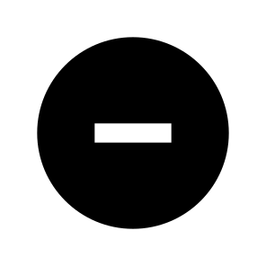 Delete, Interface, Minus, Line, Remove, Circle, User icon