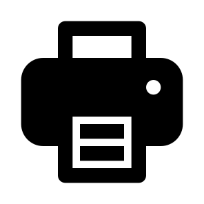 Interface, Device, Electronic, Letter, Output, Print, Printer icon