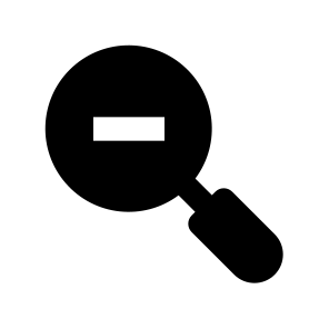 Interface, Magnifier, Search, Seo, Find, User, Zoom Out icon