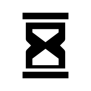 User, Interface, Ui, Clock, Hour, Glass, Time icon