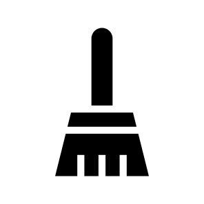 Clear, Delete, Interface, Paint, Tool, Brush, User icon