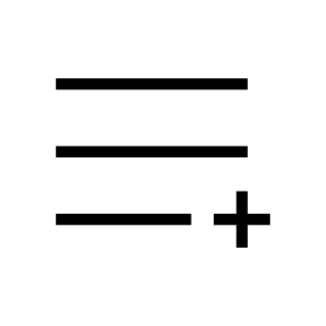 Interface, List, Menu, Options, Add, User, Playlist icon