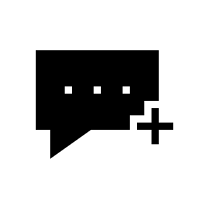 Talk, Chat, Conversation, Interface, Messages, Communication, Add icon