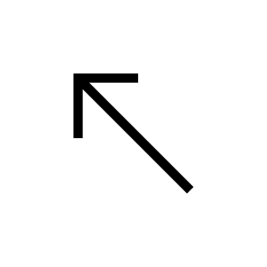 Arrow, Upper, Chevron, Direction, Diagonal, Interface, Left icon