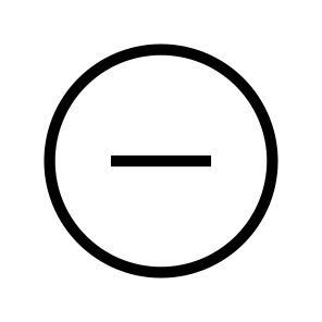 Delete, Interface, Minus, Line, Remove, Circle, User icon