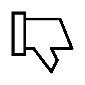 Feedback, Review, Hand, Dislike, Interface, Thumbs, Down icon