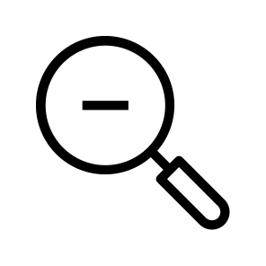 Interface, Magnifier, Search, Seo, Find, User, Zoom Out icon