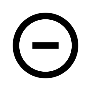 Delete, Interface, Minus, Line, Remove, Circle, User icon