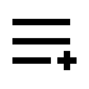 Interface, List, Menu, Options, Add, User, Playlist icon