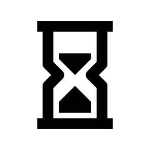User, Interface, Ui, Clock, Hour, Glass, Time icon
