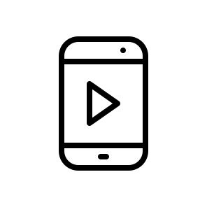 Photography, Mobile, Phone, Smartphone, Video, Camera, Play icon