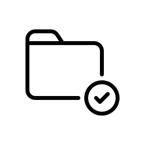 Photography, Save, Folder, Archive, Accept, Document, Check icon