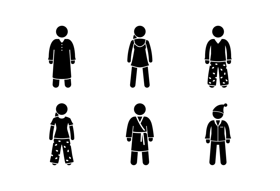 Men Women Nightwear Loungewear Large Set Preview