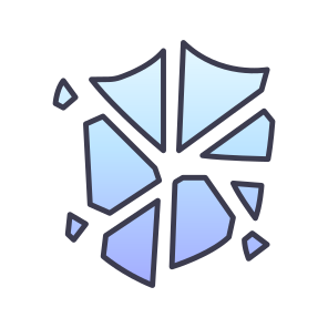 Icons Shield Broken icon