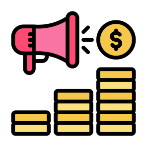 Budget, Money, Marketing, Advertising, Earning icon