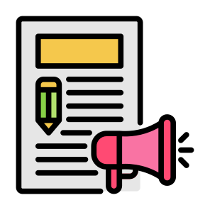 Content Marketing, Marketing, Blogging, Article, Promotion  icon