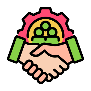 Customer Relationship Management, Agreement, Handshake, Business, Partnership icon