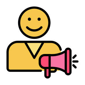 Influencer Marketing, Social Media, Communications, Promotion,  Professions And Jobs  icon