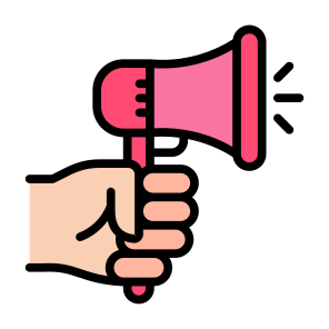 Loudspeaker, Hand, Communications, Loudspeaker, Call To Action icon