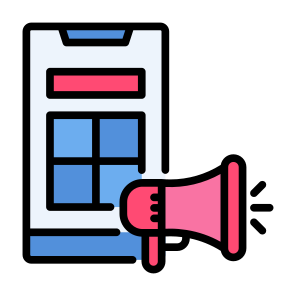 Mobile Marketing, Phone, Marketing, Promotion, Online Advertising icon