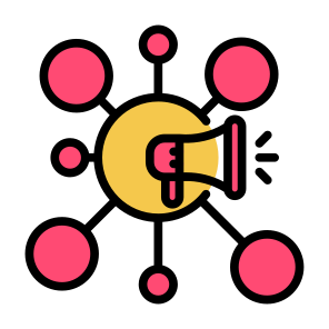 Multi Channel, Digital, Marketing, Megaphone, Advertising  icon