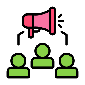 Public Relations, People, Marketing, Announcement, Promotion icon