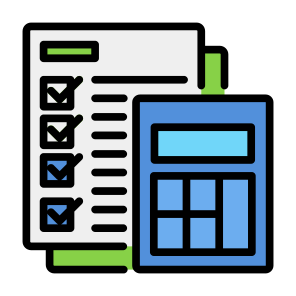 Calculation, Document, Calculating, Calculate, Exam icon