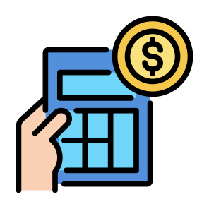 Financial, Money, Hand, Currency, Calculation icon