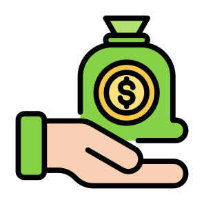Loans, Investment, Money Bag, Finance, Accounting icon