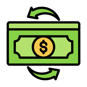 Money Flow, Process, Flexibility, Finance, Cash Flow icon
