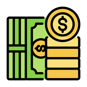 Money, Money Stack, Cash, Currency, Cash Money icon