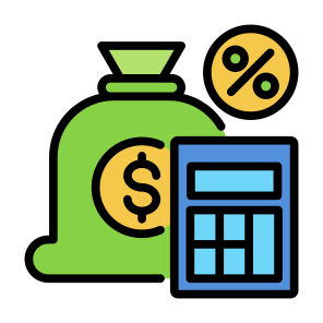 Taxation, Money, Calculation, Tax, Economy  icon