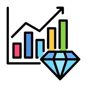 Business Value, Product, Increase, Investment, Growth icon