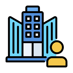 Company, Office, Building, Enterprise, Corporate icon