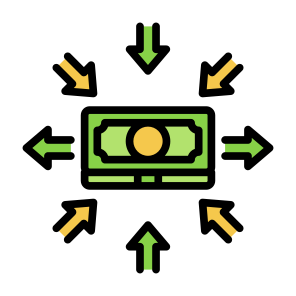 Expenses, Money, Cost, Transaction, Cash Flow icon