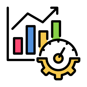 Key Performance Indicator, Performance, Marketing, Speedometer, Statistics  icon