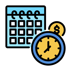 Long Term Debt, Schedule, Payment, Loan, Calendar icon