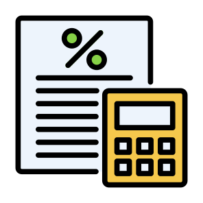 Tax, Calculations, Financial Report, Document, Financial Statement icon