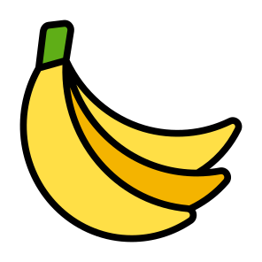 Banana, Fruit, Food, Healthy Food, Food And Restaurant icon