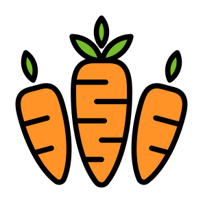 Carrot, Vegetable, Vegetarian, Healthy Food, Food And Restaurant icon