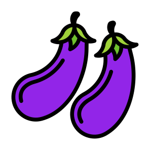 Eggplant, Vegetable, Vegetarian, Healthy Food, Food And Restaurant icon