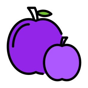 Plum, Fruit, Vegetarian, Healthy Food, Food And Restaurant icon