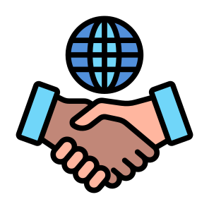 Business Partnership, Global, Collaboration, Cooperation, Cooperate, Partnership icon