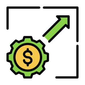 Expand Income, Income, Profit, Scalability, Expand, Enlargement icon