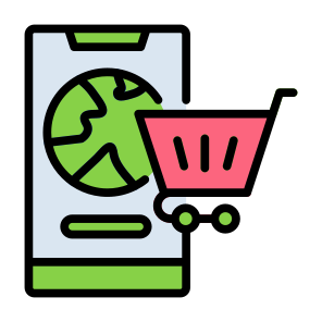 Global Shopping, Commerce, Online Shop, Shopping Cart, Shopping, Shop icon