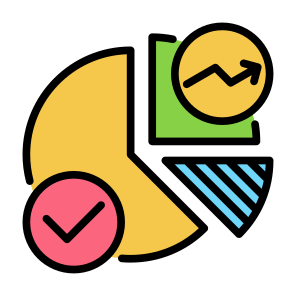 Market Share, Segmentation, Market, Analysis, Pie Chart, Statistics icon