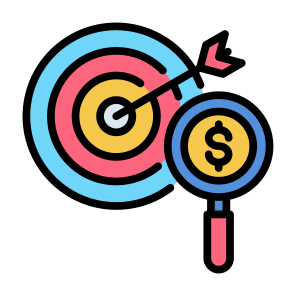 Target Market, Target, Market, Research, Focus, Goal icon