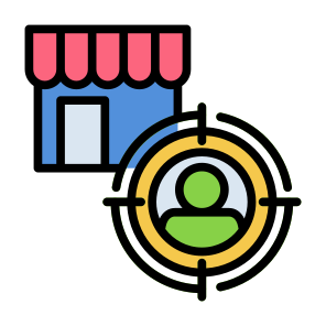 Target Market, Target, Shop, Consumer, Audience, Customer icon