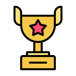 Award, Cup, Trophy, Winner, Champion icon