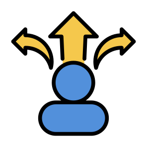 Guidance, People, Direction, Guidance Arrow, Choice icon
